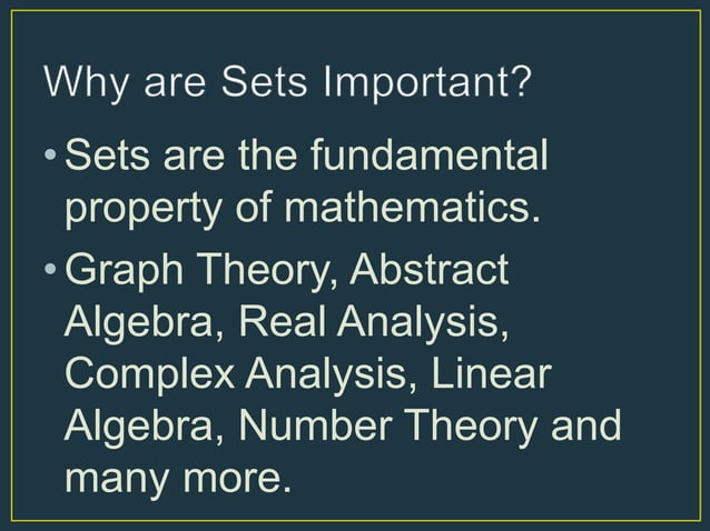 Unary and binary set operations | PPTX