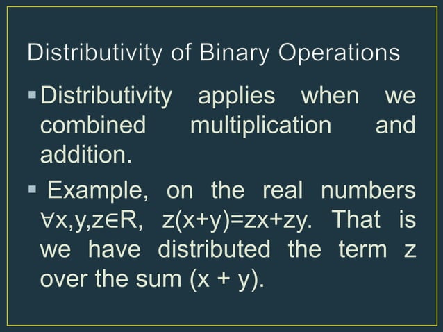 Unary and binary set operations | PPT