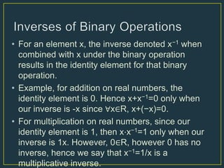 Unary and binary set operations | PPT