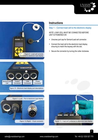 UNASIS Portable Proof Load Kit Instruction Manual | PDF