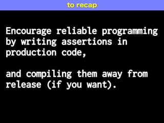 # test/some_test.js:6
assert((await bigOrSmall(input)) === big)
| | | |
| | | "big"
"small" 3 false
--- [string] big
+++ [string] await bigOrSmall(input)
@@ -1,3 +1,5 @@
-big
+small
power-assert now works with async/await
by @jamestalmage
 