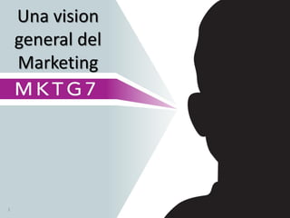 1
Una vision
general del
Marketing
 