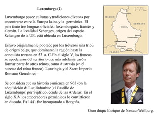 Una visita a luxemburgo