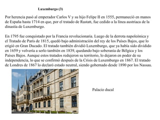 Una visita a luxemburgo