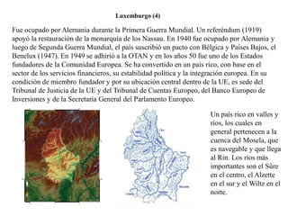 Una visita a luxemburgo