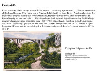 Una visita a luxemburgo