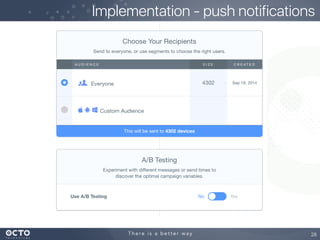 Implementation - push notifications
28
 
