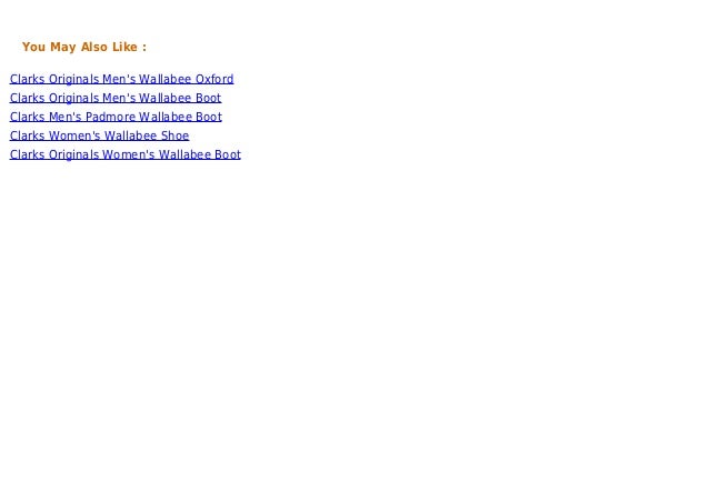 clarks originals men's wallabee oxford