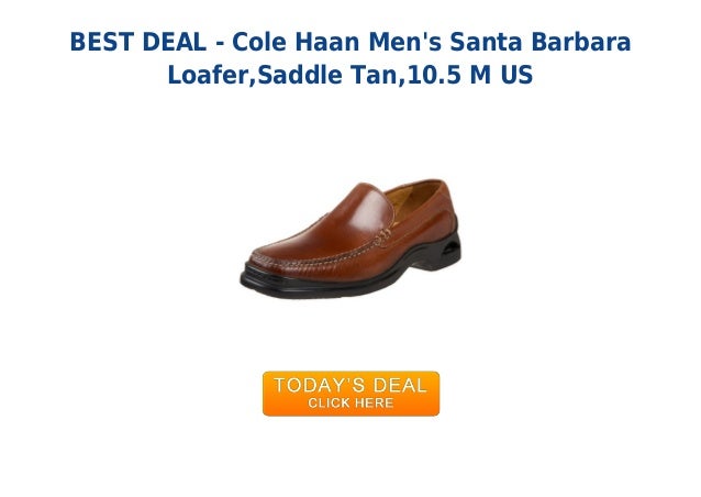 Unbeatable price cole haan mens santa barbara loafer saddle tan10.5 m us