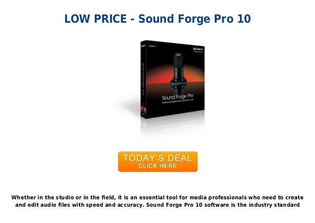 how to use sound forge pro 10 how to use sound forge pro 10