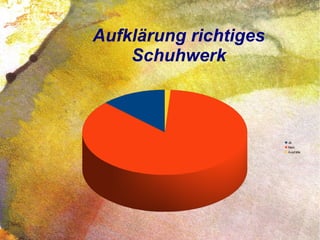 Aufklärung richtiges
Schuhwerk
Ja
Nein
Ausfälle
 
