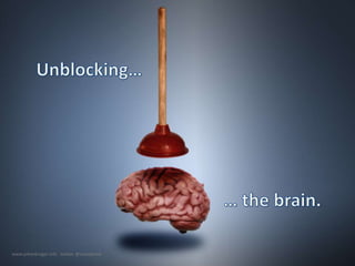 Unblocking… … the brain. www.johankruger.info   twitter @socialpond 