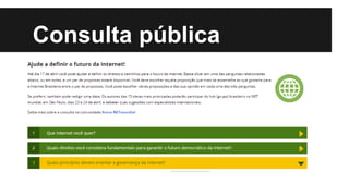 Consulta pública
 