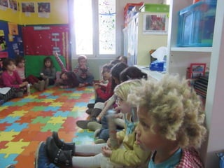 Un bomber a l´escola