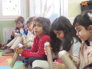 Un bomber a l´escola