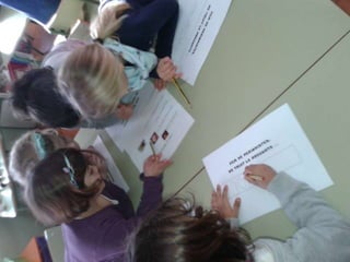 Un bomber a l´escola