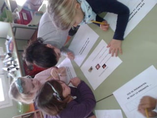 Un bomber a l´escola