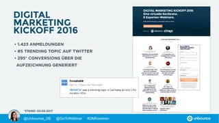 @Unbounce_DE @GoToWebinar #DMKwomen
 