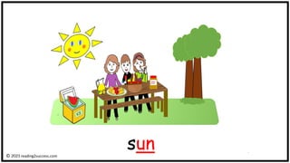 The sun made it a nice day.
© reading2success.com
sun
 