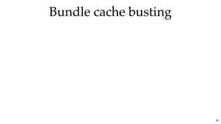 Bundle cache bustingBundle cache busting
84
 