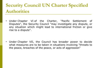 Un Chapter 6 UNITED NATIONS | PPT