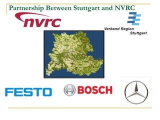 Partnership Between Stuttgart and NVRC
 