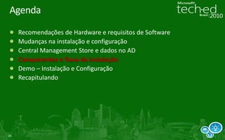 RecapitulandoCÓDIGO DA SESSÃO:UNC301 Instalação e ImplantaçãoBruno Estrozi				Jorge DiazAccountTechnology StrategistMicrosoft Technologies Chief2S Inovações Tecnológicas		SERVIEXhttp://brunoestrozi.com.brhttp://br.jpdg.cl