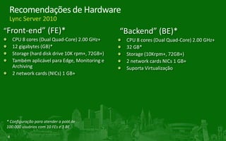 Objetivos (quais são as três principais mensagens que você gostaria que a audiência absorva):