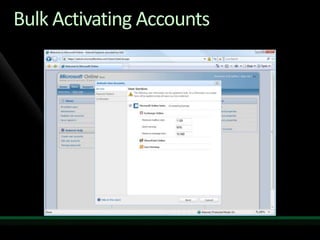Migration to Microsoft Online Services from Exchange and Non-Microsoft Platforms