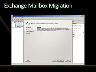 Migration to Microsoft Online Services from Exchange and Non-Microsoft Platforms