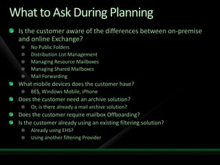 Migration to Microsoft Online Services from Exchange and Non-Microsoft Platforms