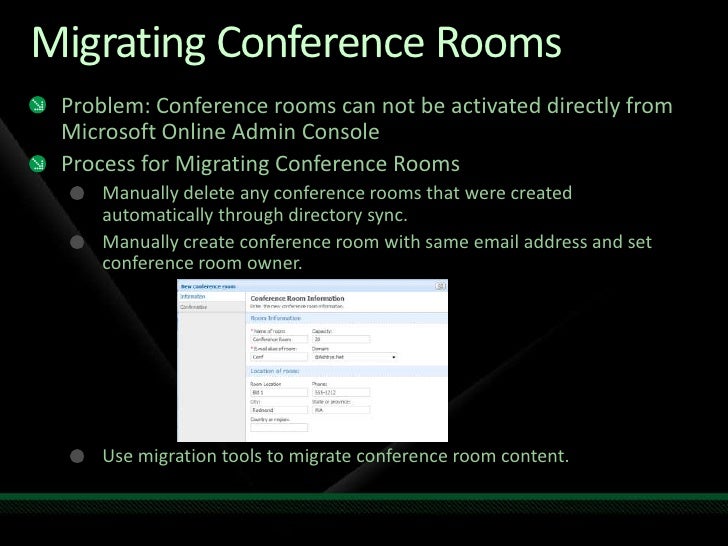 Exchange Online Conference Rooms Exchange Online Conference Rooms
