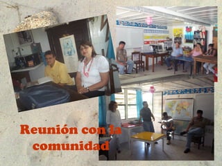 Reunión con la
 comunidad
 