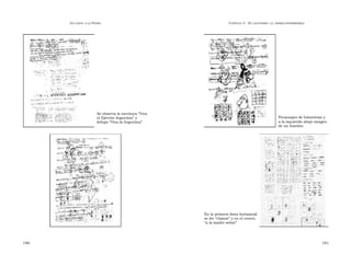 U N CANTO  A LA  P ATRIA  C APÍTULO  3 - E L CAUTIVERIO :  LA  ESPERA INTERMINABLE  Se observa la escritura “Viva  el Ejército Argentino” y  Personajes de historietas y  debajo “Viva la Argentina”  a la izquierda abajo imagen  de un hombre.  En la primera línea horizantal se lee “clamor” y en el centro, “a la madre señor”  190  191  