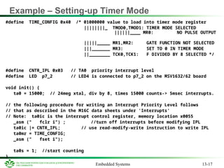 Timer Load Count UNCC-IESLecture13 - Timers and Event Counters.ppt