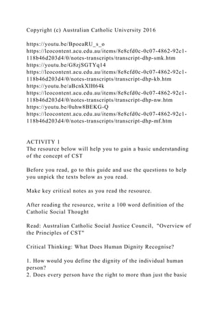 Smk Transcript UNCC100 MODULE 4 HUMAN FLOURISHING AND THE COMMON GOOD.docx