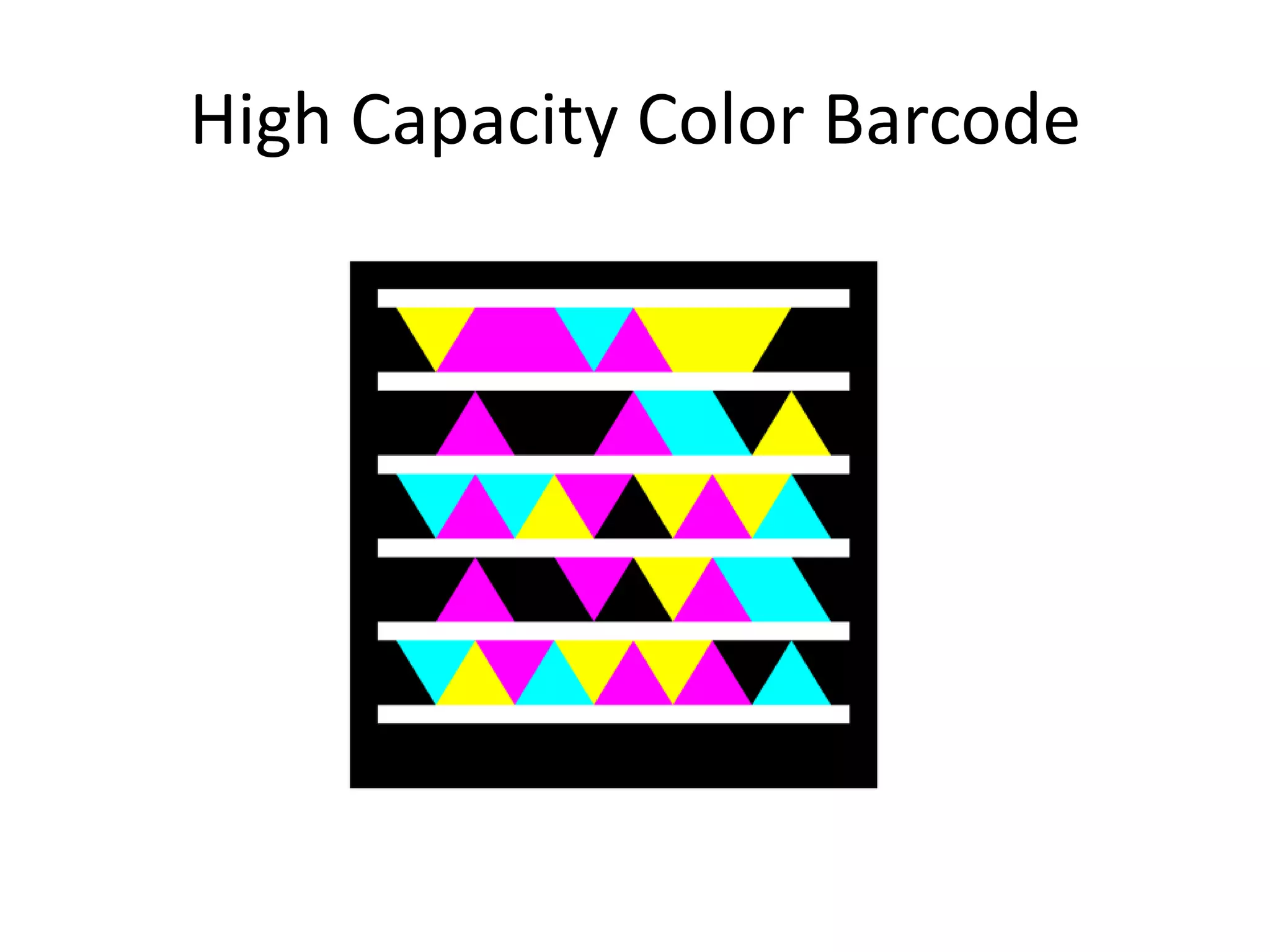 High Capacity Color Barcode
 