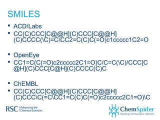 SMILES
 ACD/Labs
 CC(C)CCC[C@@H](C)CCC[C@@H]
(C)CCCC(C)=CCC2=C(C)C(=O)c1ccccc1C2=O
 OpenEye
 CC1=C(C(=O)c2ccccc2C1=O)C/C=C(C)/CCC[C
@H](C)CCC[C@H](C)CCCC(C)C
 ChEMBL
 CC(C)CCC[C@@H](C)CCC[C@@H]
(C)CCCC(=CCC1=C(C)C(=O)c2ccccc2C1=O)C
 
