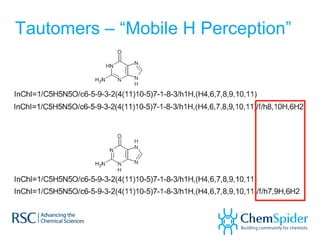 Tautomers – “Mobile H Perception”
 