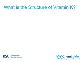 What is the Structure of Vitamin K?
 