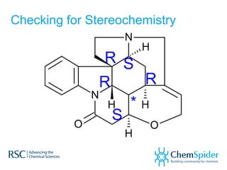 Checking for Stereochemistry
 