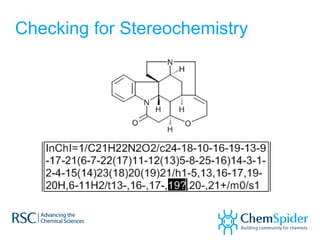 Checking for Stereochemistry
 