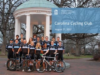 Carolina Cycling Club
        August 27, 2012




Title
 