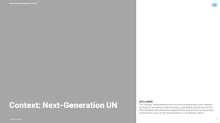 Undp Data Strategy UN Capacity Mapping 2020: Innovation, Data and Digital Capabilities ...