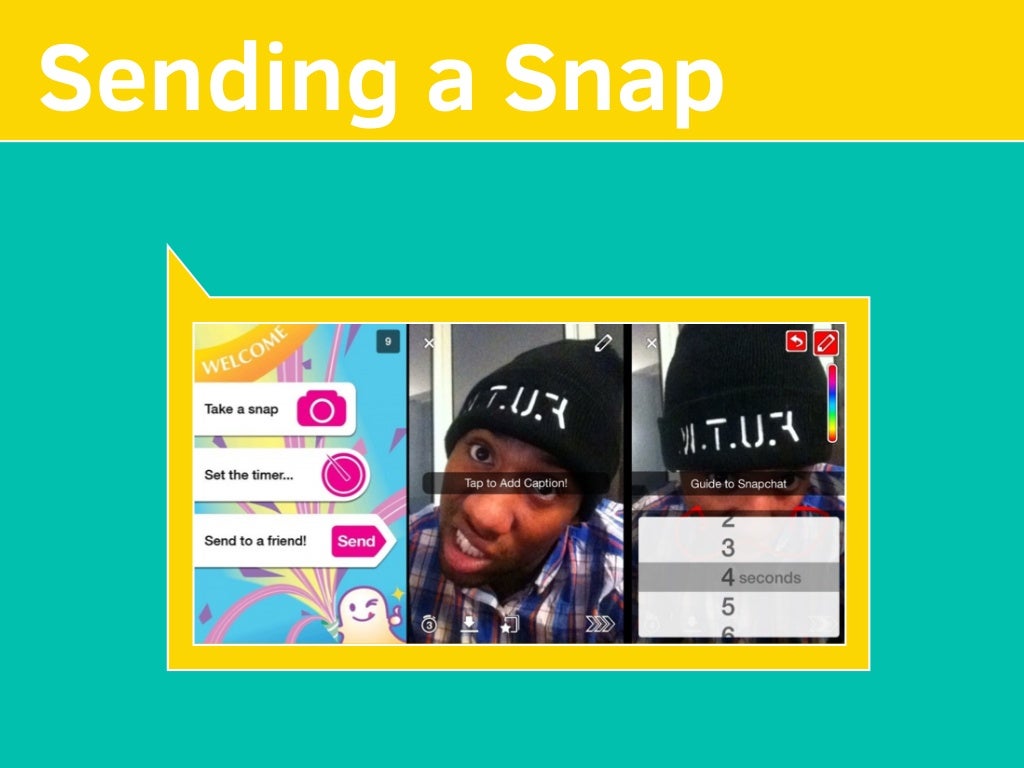 MAKE YOUR Sending a Snap