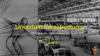 Uncertain Infrastructures
What Science Tells Us About IT
Mark Burgess

 