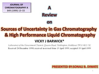 JOURNAL OF
CHROMATOGRAPHY A
849 (1999) 13–33
JOURNAL OF
CHROMATOGRAPHY A
849 (1999) 13–33
1
 