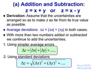 Uncertainties & Error.ppt