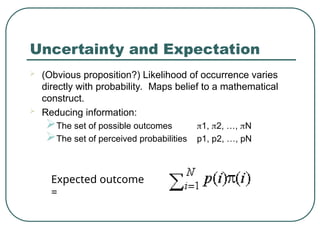 Perceived Probability entertainment and presentation on Uncertainty.ppt