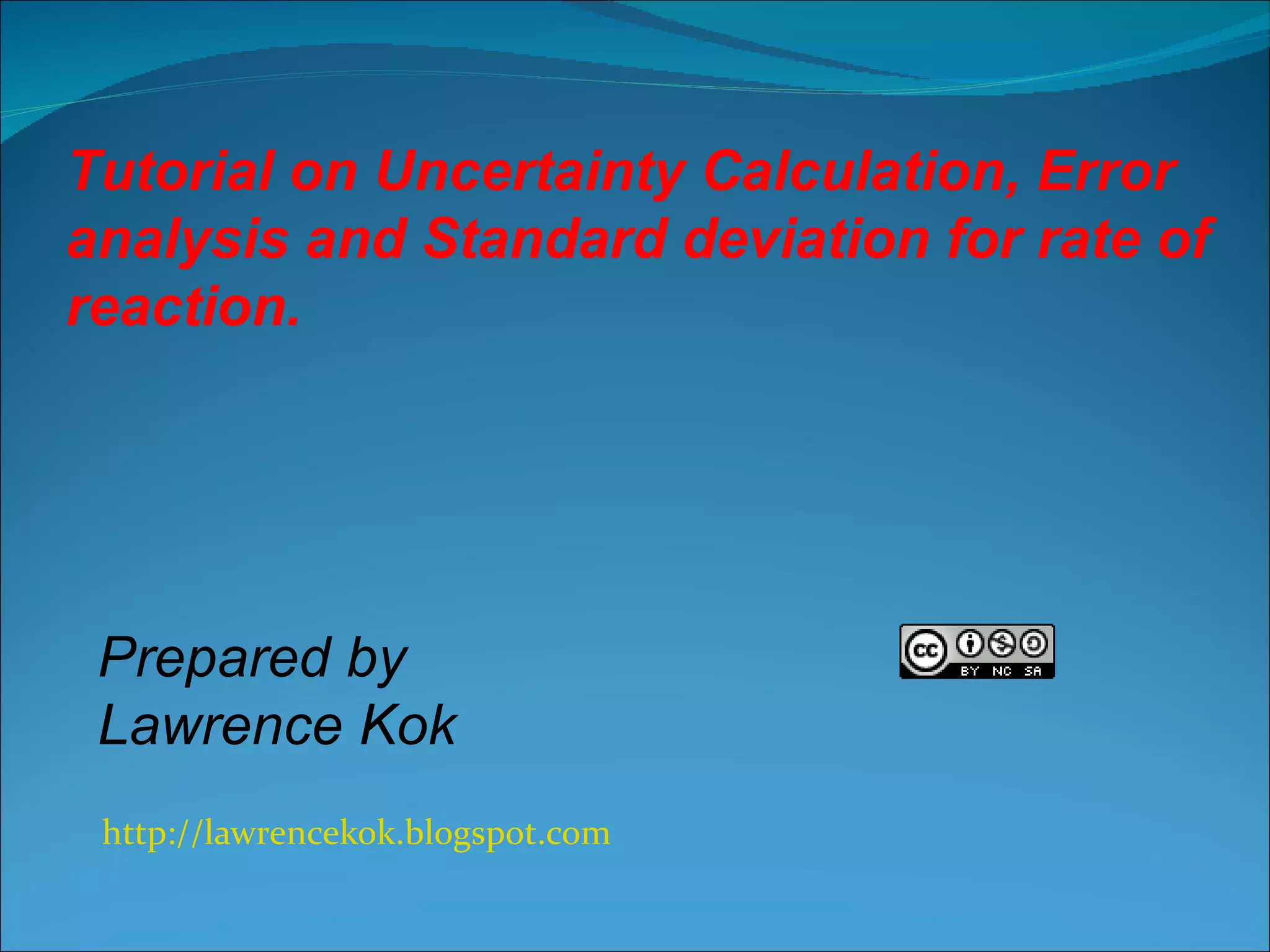 IB Chemistry, IB Biology on Uncertainty calculation, error analysis and ...